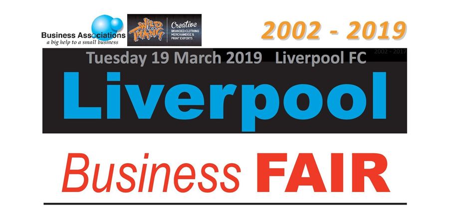 PROUD SPONSOR AND EXHIBITOR OF THE LIVERPOOL BUSINESS FAIR 2019