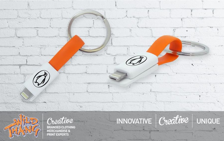 Innovative 2-in-1 Magnetic Keyring Charging Cable