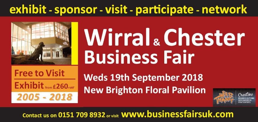 PROUD SPONSOR AND EXHIBITOR OF THE Wirral & Chester Business Fair #WirralBizFair