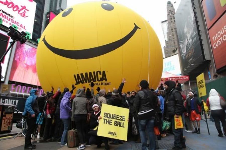 Worlds largest stress ball keeping your stress levels down this Monday !