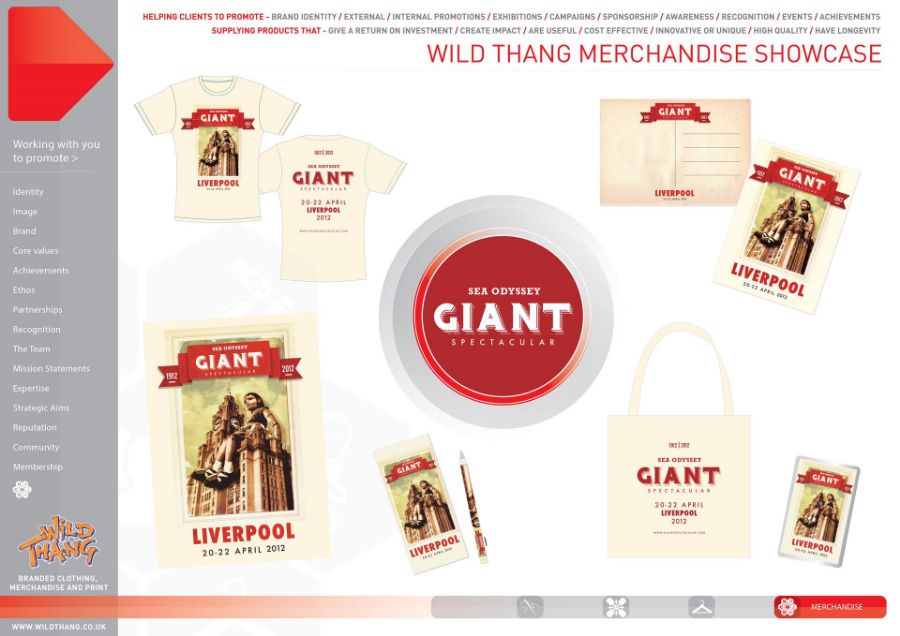 Giant Spectacular Merchandise Showcase