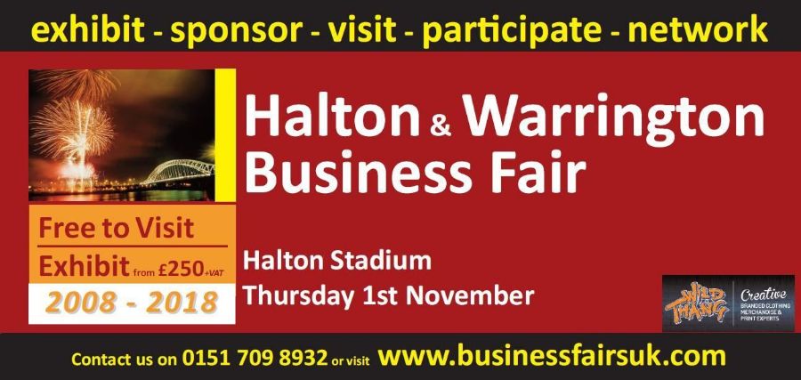 Proud sponsor and exhibitor of the Halton & Warrington Business Fair #HaltonBizFair