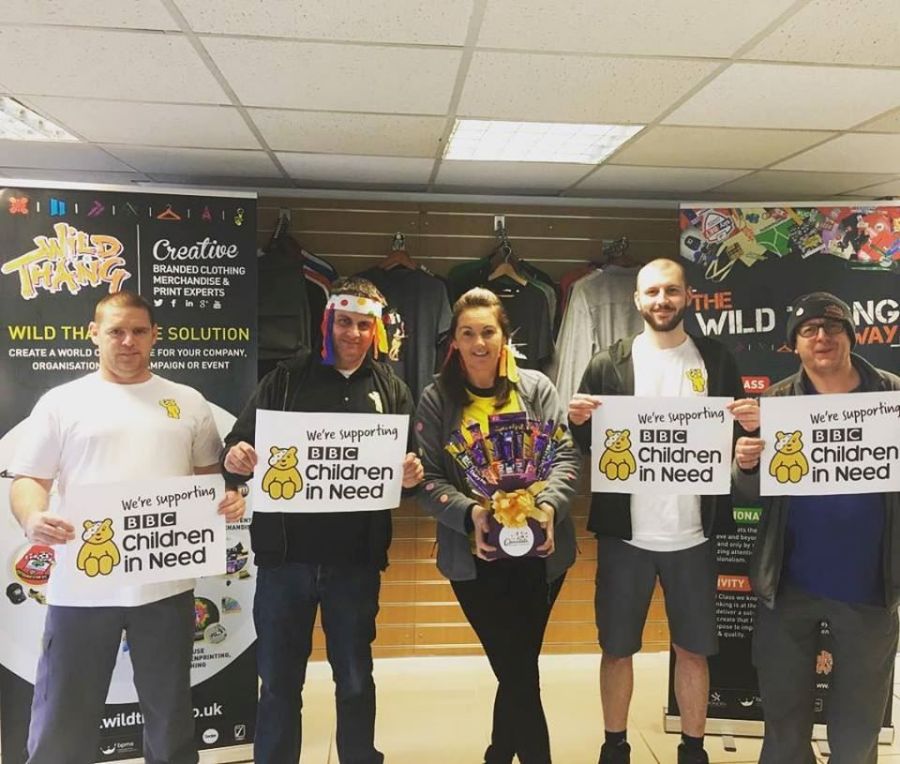 Team Wild Thang ate their weight in cake to raise funds for Children in Need!