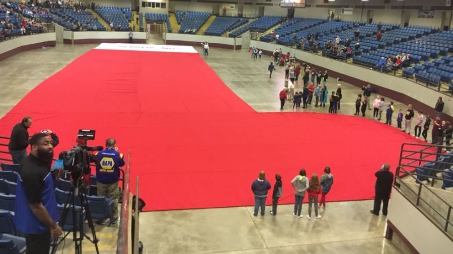 The Worlds Largest branded Christmas stocking !