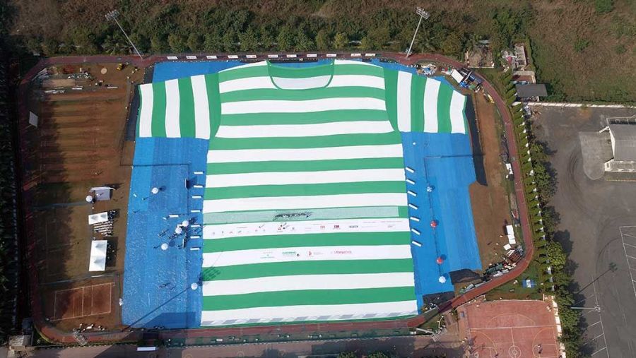 The World’s Largest T-shirt Made From Recycled Plastic PET Bottles !