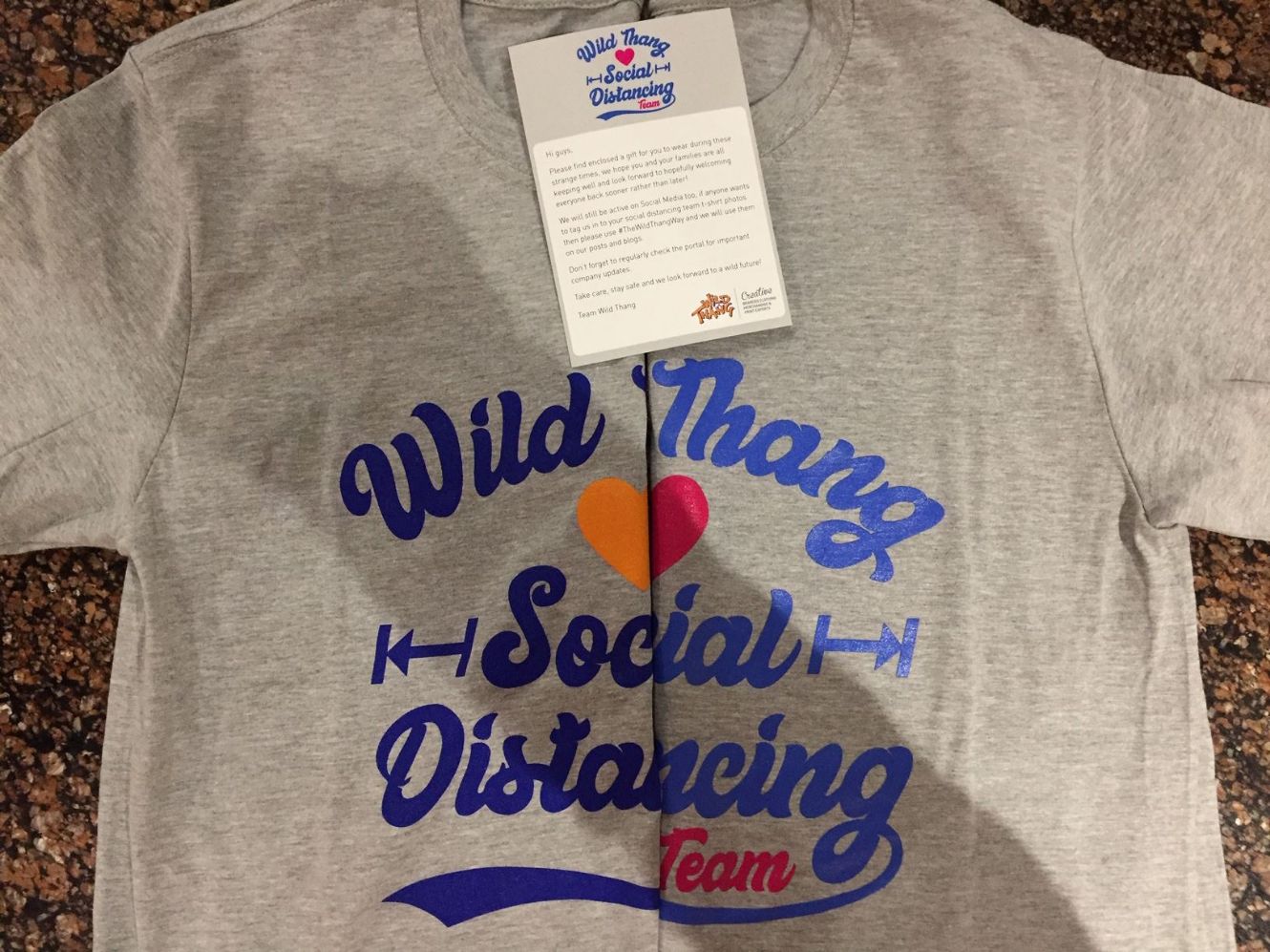 Wild Thang wanted to make a difference in the fight against Covid-19! Wild Thang wanted to make a difference in the fight against Covid-19!
