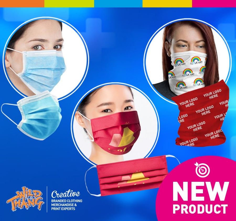 INNOVATIVE BRANDED SNOODS AND REUSABLE FACE MASKS