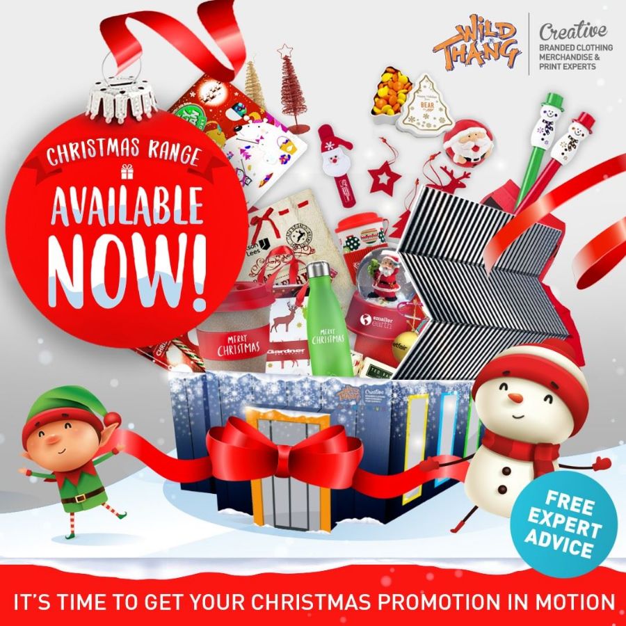 WILD THANG HAVE A VAST ARRAY OF CHRISTMAS THEMED CORPORATE GIFTS AND FESTIVE GIVEAWAYS!