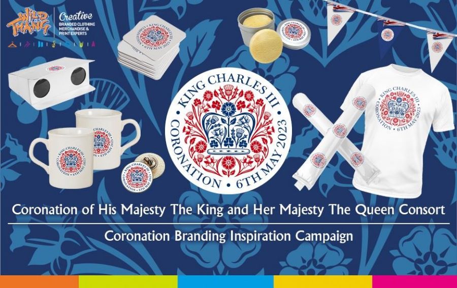 Celebrate the Historic Coronation of King Charles III with Wild Thang's Bespoke Branded Merchandise