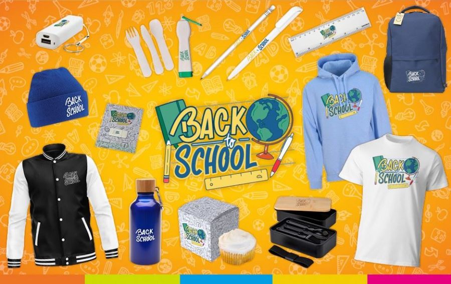 Creative Branded Clothing, Merchandise and Print Back to School Inspiration Campaign!